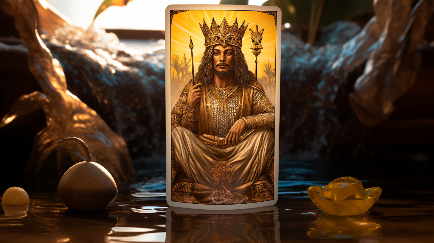 an image showcasing the King of Cups tarot card. 093b4f9e 8155 40fe 87a4 897758a37e4c